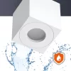 Downlight AQUARIUS 1xGU10 square IP44 white Kobi