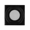 Downlight AQUARIUS 1xGU10 square IP44 black Kobi