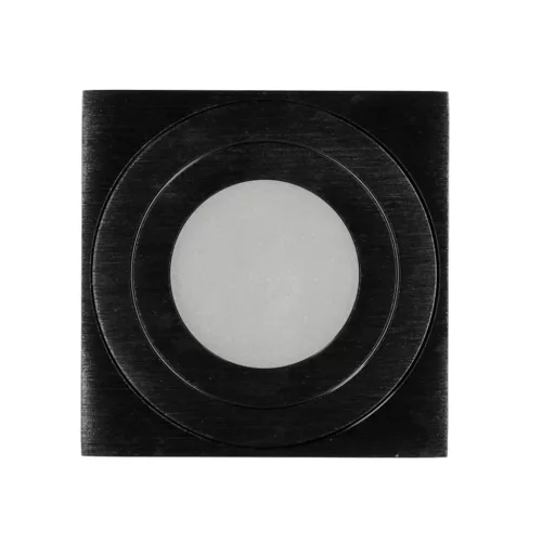 Downlight AQUARIUS 1xGU10 square IP44 black Kobi