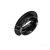 Downlight ring OH15 matt black Kobi