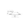 Downlight ring OH20 black Kobi