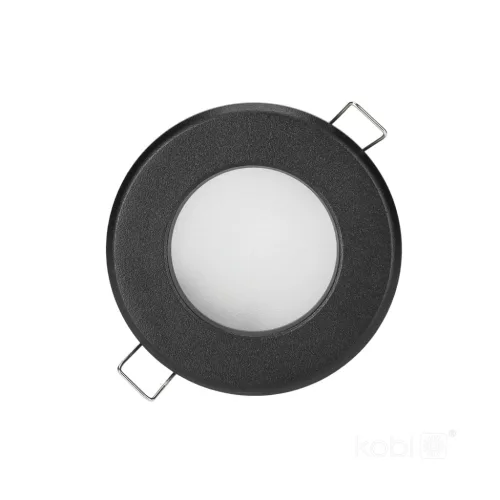 Downlight ring OH34 IP44 matt black Kobi