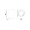 Downlight OH37 chrome Kobi