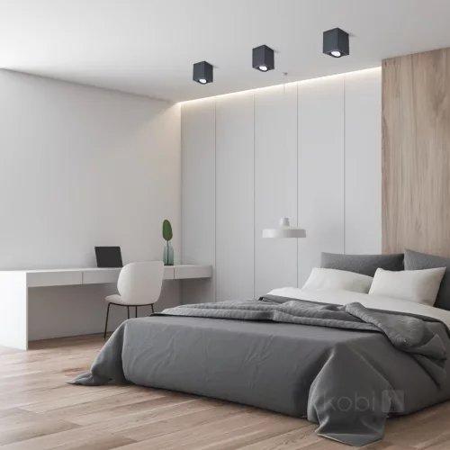 Downlight OH37 black Kobi