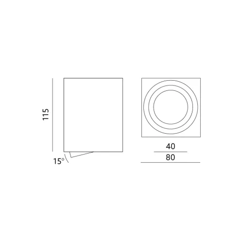 Downlight OH37L chrome Kobi