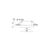 Downlight ring OH50 black Kobi