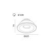 Downlight LED KOGE 10W 3000K biały Kobi Art of Light