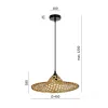 Hanging lamp BOHO BRAGA 1xE27 Kobi Design