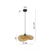 Hanging lamp BOHO BRUGIA S 1xE27 Kobi Design
