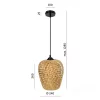 Hanging lamp BOHO BERN 1xE27 Kobi Design