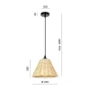 Hanging lamp BOHO RONDA 1xE27 Kobi Design