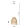 Hanging lamp BOHO RANGO 1xE27 Kobi Design