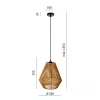 Hanging lamp BOHO SIBU 1xE27 Kobi Design