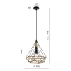 Hanging lamp BOHO VIENNA 1xE27 Kobi Design