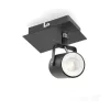 Ceiling lamp VENICE B-1L 1xGU10 czarna JVS