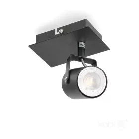 Ceiling lamp VENICE B-1L 1xGU10 czarna JVS
