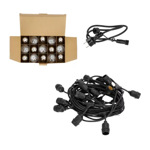 Garland BAJA LED SET 15x1W 15m E27 Kobi Design