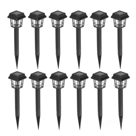 Solar bollard lamp LED FUSION 6500K IP44 12-pack LED2B