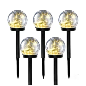 Solar bollard lamp LED GLEAM 3000K IP44 5-pack LED2B