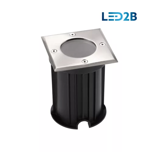 Driveway fixture INGRESS 1xGU10 square IP67 LED2B