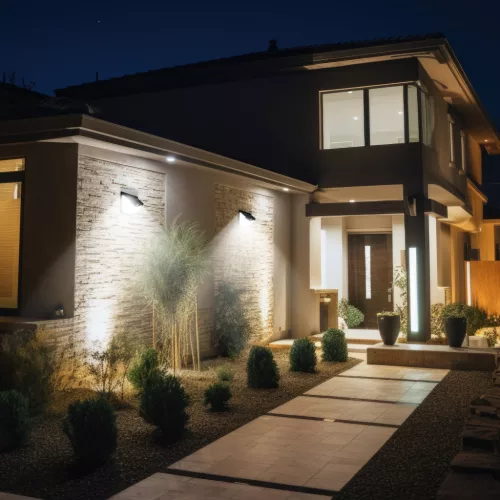 Solar garden wall lamp LED LUMINA 6500K LED2B