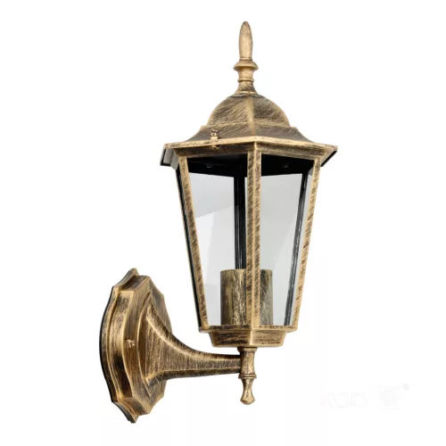 Garden wall lamp LO4101 1xE27 IP54 gold Kobi