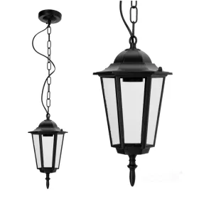 Garden hanging lamp LO4105 1xE27 IP54 black Kobi