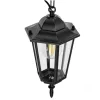 Garden hanging lamp LO4105 1xE27 IP54 black Kobi