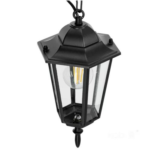 Garden hanging lamp LO4105 1xE27 IP54 black Kobi