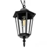 Garden hanging lamp LO4105 1xE27 IP54 black Kobi