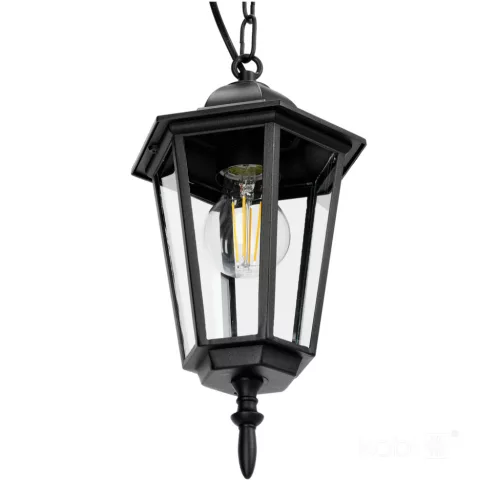 Garden hanging lamp LO4105 1xE27 IP54 black Kobi