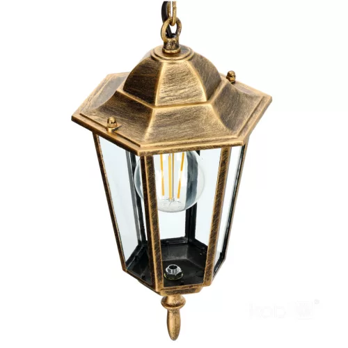 Garden hanging lamp LO4105 1xE27 IP54 gold Kobi