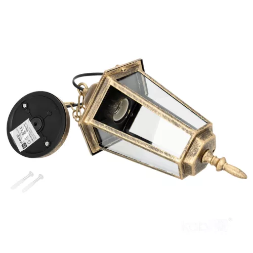 Garden hanging lamp LO4105 1xE27 IP54 gold Kobi