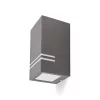 Garden wall lamp QUAZAR 11 1xGU10 IP44 grey Kobi