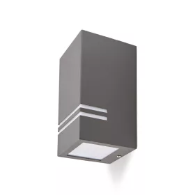 Garden wall lamp QUAZAR 11 1xGU10 IP44 grey Kobi
