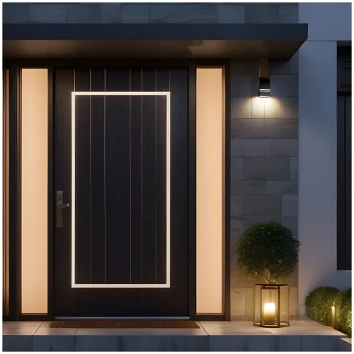 Garden wall lamp QUAZAR 11 1xGU10 IP44 grey Kobi