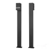 Bollard lamp QUAZAR 12 1xGU10 IP44 black Kobi