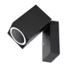 Garden wall lamp QUAZAR 15 1xGU10 IP44 black Kobi