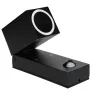 Garden wall lamp QUAZAR 15 1xGU10 LX IP44 black Kobi
