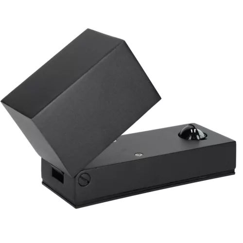 Garden wall lamp QUAZAR 15 1xGU10 LX IP44 black Kobi