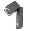 Garden wall lamp QUAZAR 15 1xGU10 LX IP44 grey Kobi