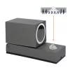 Garden wall lamp QUAZAR 15 1xGU10 LX IP44 grey Kobi