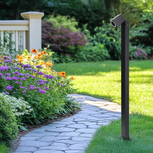 Bollard lamp QUAZAR 15S 1xGU10 IP44 black Kobi