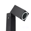 Bollard lamp QUAZAR 15S 1xGU10 IP44 black Kobi