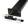 Bollard lamp QUAZAR 15S 1xGU10 IP44 black Kobi