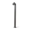 Bollard lamp QUAZAR 15S 1xGU10 IP44 grey Kobi