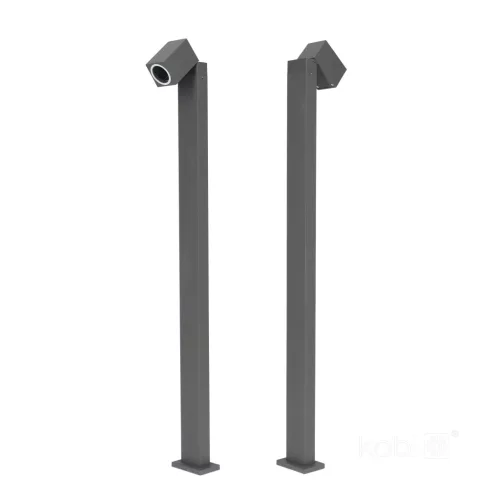 Bollard lamp QUAZAR 15S 1xGU10 IP44 grey Kobi
