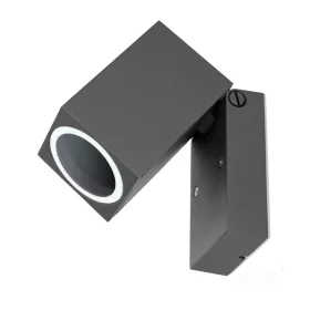 Garden wall lamp QUAZAR 15 1xGU10 IP44 grey Kobi