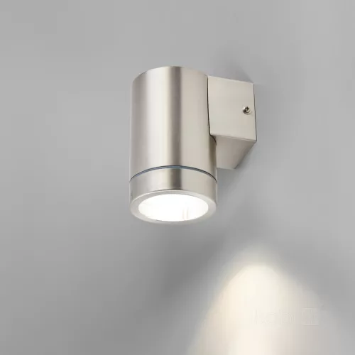 Garden wall lamp QUAZAR 16 1xGU10 IP44 steel Kobi