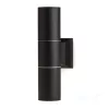Garden wall lamp QUAZAR 3 2xGU10 IP44 black Kobi